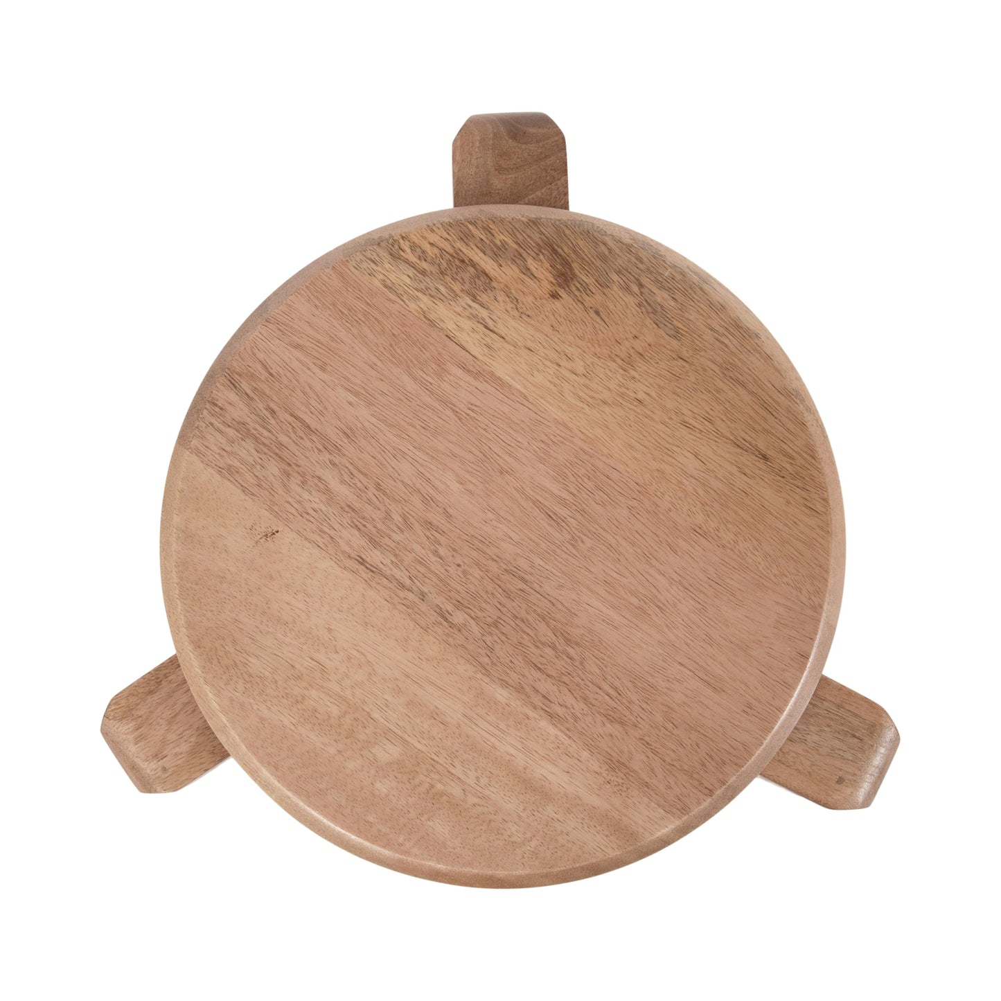 Kate and Laurel Stuart Wooden Round Side Table, 14 x 14 x 20, Natural Wood, Transitional Circle Nightstand Table for Use as Indoor Plant Stand or Living Room Accent Table