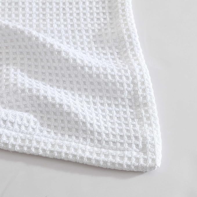 Eddie Bauer - King Blanket, Super Soft & Medium Weight, Softens Every Wash (Solid Waffle White, King)