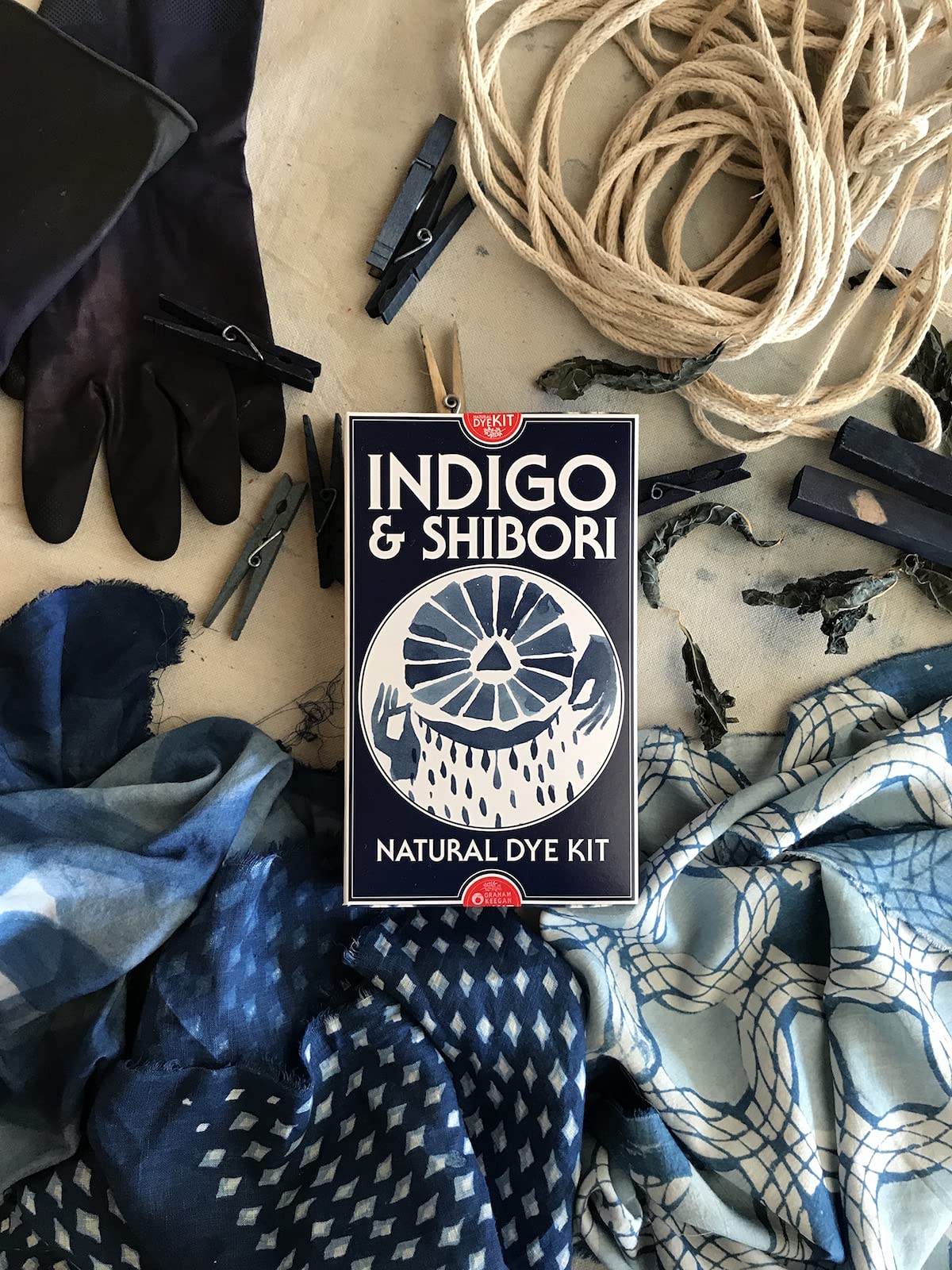 Indigo & Shibori Natural Dye Kit