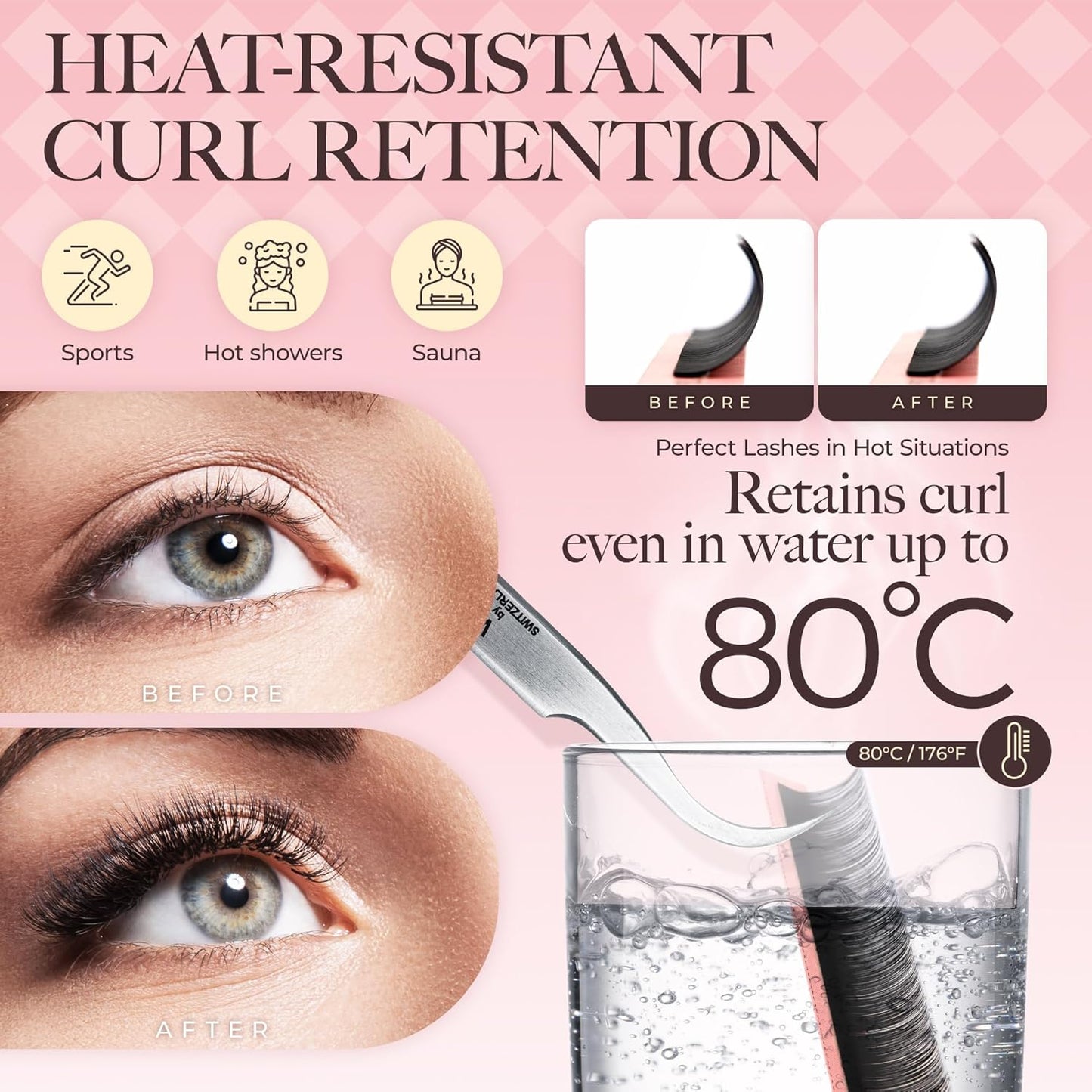 LASHVIEW Volume Lash Extensions 0.03-0.20 J/B/L/C/CC/D Curl 8-16mm Mixed & Single Length Tray, Soft Matte Dark Professional Eyelashes Extension(0.07 D 8-16mm)