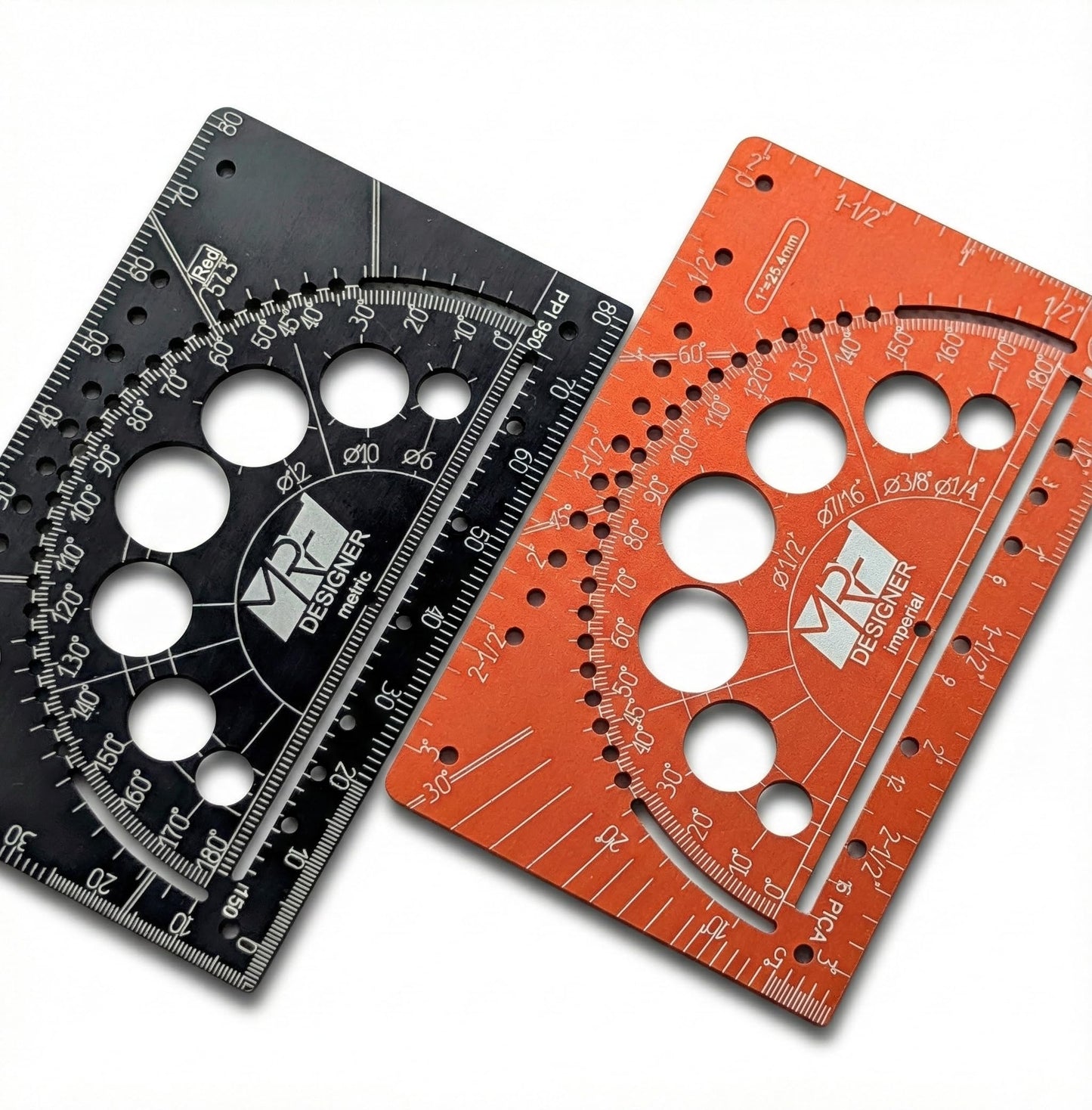 MRF Card Multitools Designer – 15-in-1 Credit Card Multitool Ruler – Aluminium Wallet Multitool Card for Architects, Engineers & Designers – Pocket Multi Tool, Dual Scale, TSA Approved