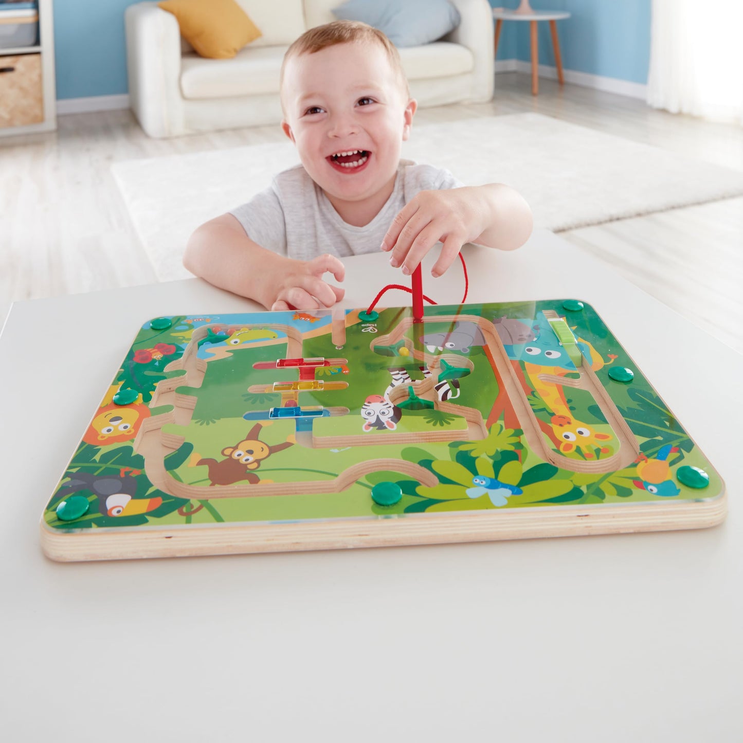 Hape Wooden Jungle Magnetic Maze