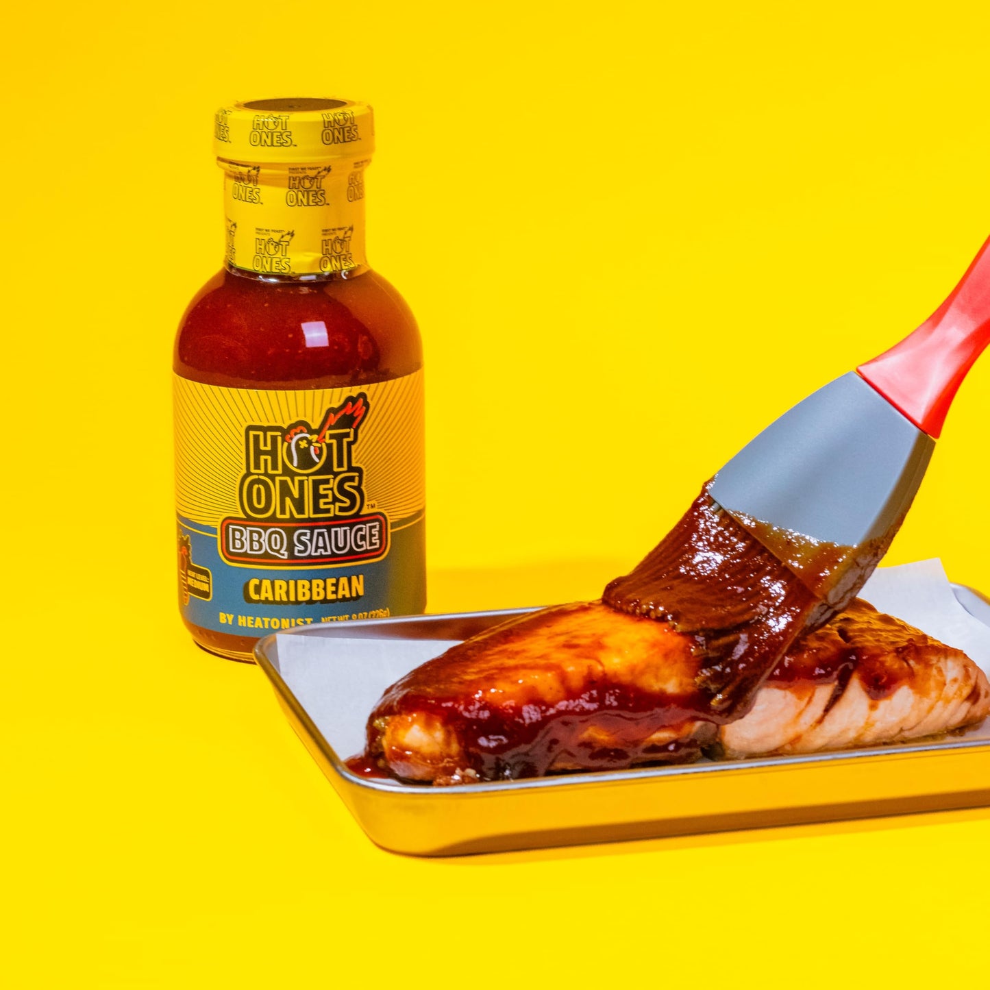 Hot Ones BBQ Sauce Trio - Variety Pack - Gift Set - Original, Smoked Serrano, Caribbean