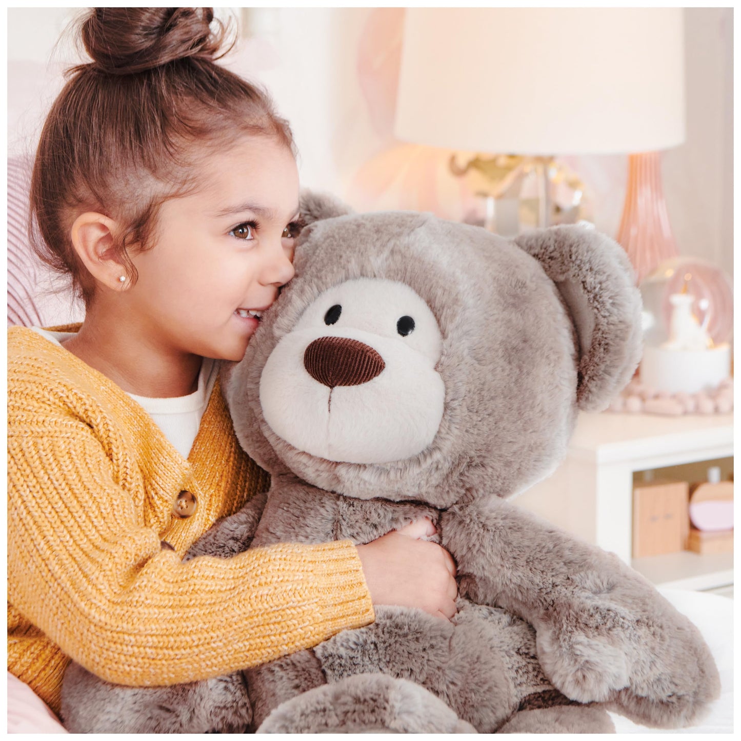 GUND Mukki Teddy Bear, Premium Stuffed Animal for Ages 1 and Up, Brown/Cream, 16”