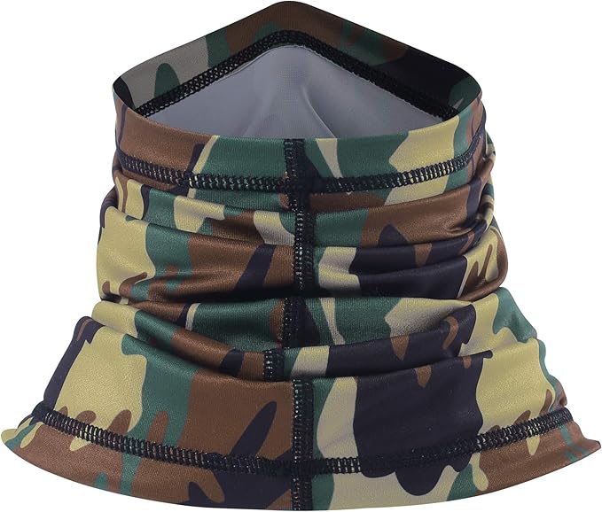 UV Protection Cooling Neck Gaiter Face Mask Scarf for Men - Windproof Neck Cover Bandana Neck Warmer Mask
