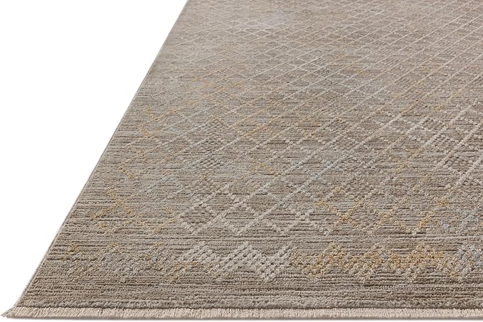 Loloi Amber Lewis Cali Collection CIL-03 Taupe/Multi 6'-7" x 9'-2", .25" Pile Height, Area Rug