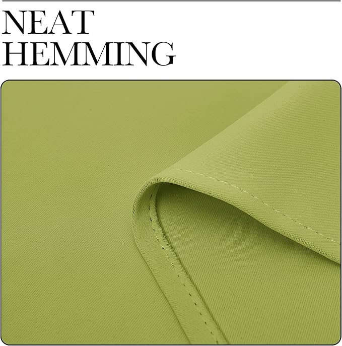 NICETOWN Fresh Green Blackout Curtains 78 inches Length for Living Room, 2 Panels, 55" Wide, Thermal Insulated Decoration Drapes for Bedroom Window