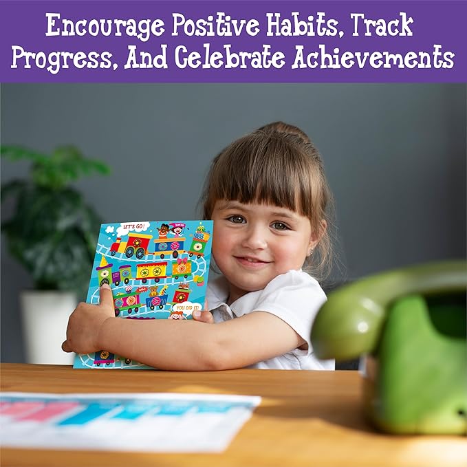 40 Pack Incentive Chart, 2 Adorable Designs with 1078 Stickers, Classroom Family Reward Chart System for Kids Homework Assignments, Attendance, Good Behavior, Chores, Potty Training Progress