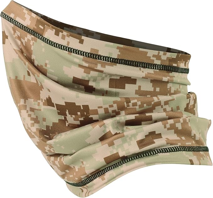 UV Protection Cooling Neck Gaiter Face Mask Scarf for Men - Windproof Neck Cover Bandana Neck Warmer Mask