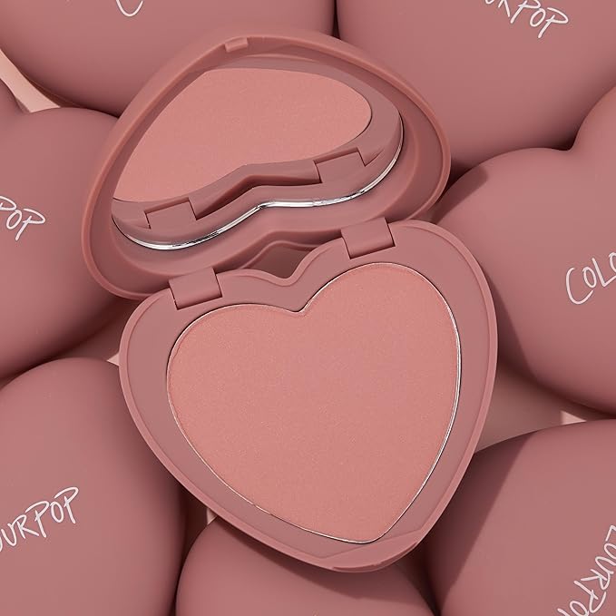 ColourPop Silky Powder Blush - Long-Wear Blush for Cheeks with Medium-Buildable Coverage - Leaves Skin with a Soft, Matte Finish - Flirt Alert (0.16 oz)
