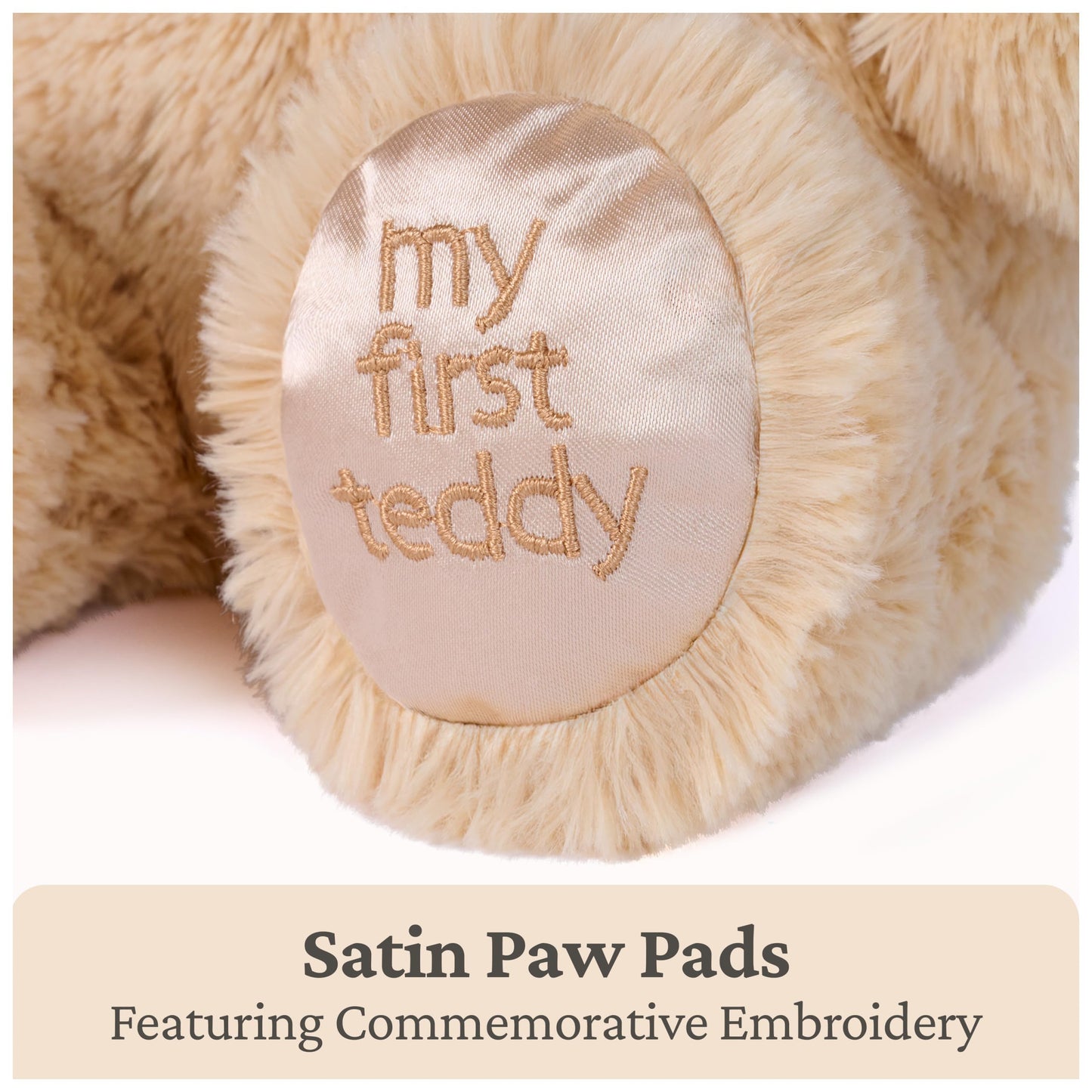 GUND Baby My First Teddy Bear, Ultra Soft Animal Plush Toy for Babies and Newborns, Light Brown/Tan, 10”