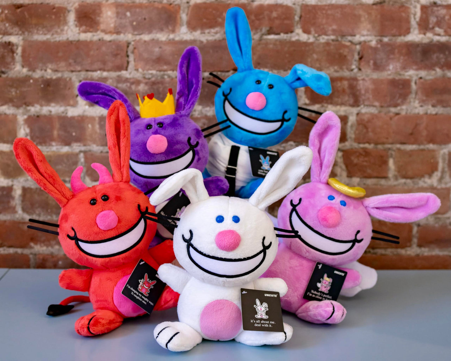 UNCUTE It's Happy Bunny® - Plush (Straitjacket)