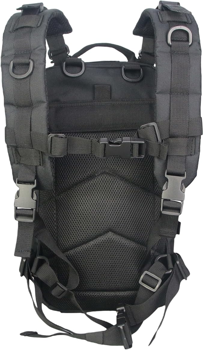Lightning X Stocked EMS/EMT Trauma & Bleeding First Aid Responder Medical Backpack + Kit - Stealth Black