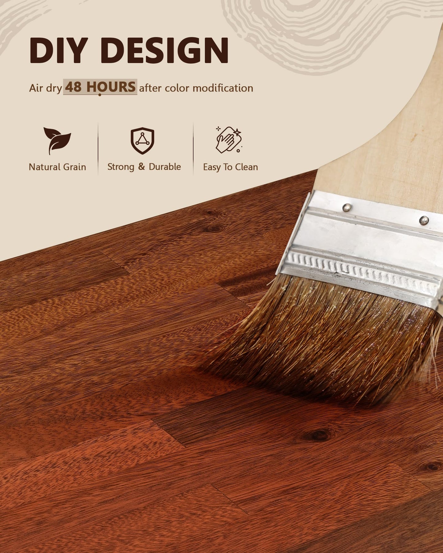 24"x25" Butcher Block Countertop, DIY Solid Walnut Wood Countertop, 1.5'' Thick Waterproof Table Top, Used as Cutting Board, Office Desk Tops, Dining Room Tables, Laundry and Kitchen Countertop