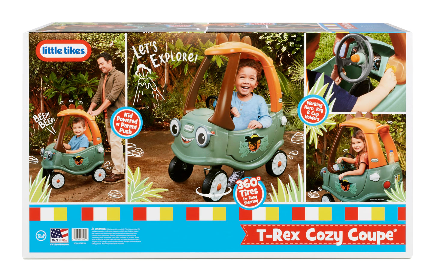 Little Tikes T-Rex Cozy Coupe – (Amazon Exclusive)