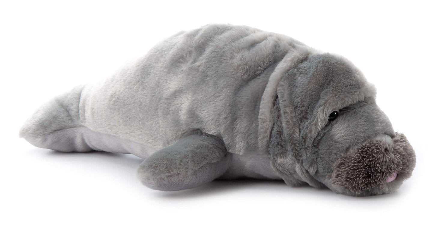 The Petting Zoo Conservation Manatee Stuffed Animal Plushie, Gifts for Kids, Ocean Animals, Manatee Plush Toy 18 Inches