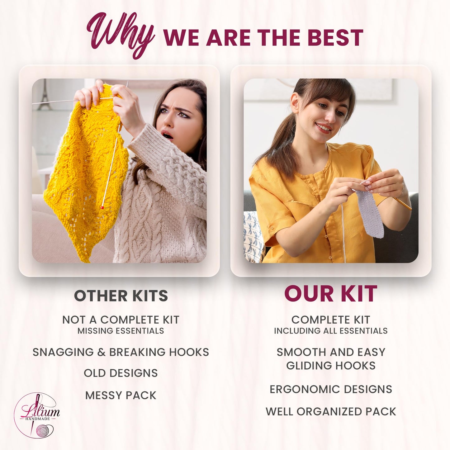 Starter Crochet Kit for Beginners Adults – 73PCS Complete Learn to Crochet Set with Yarn, Ergonomic Hooks & Accessories, Easy DIY Crochet Starter Kit, Craft Gift for Women, Teens & Adults