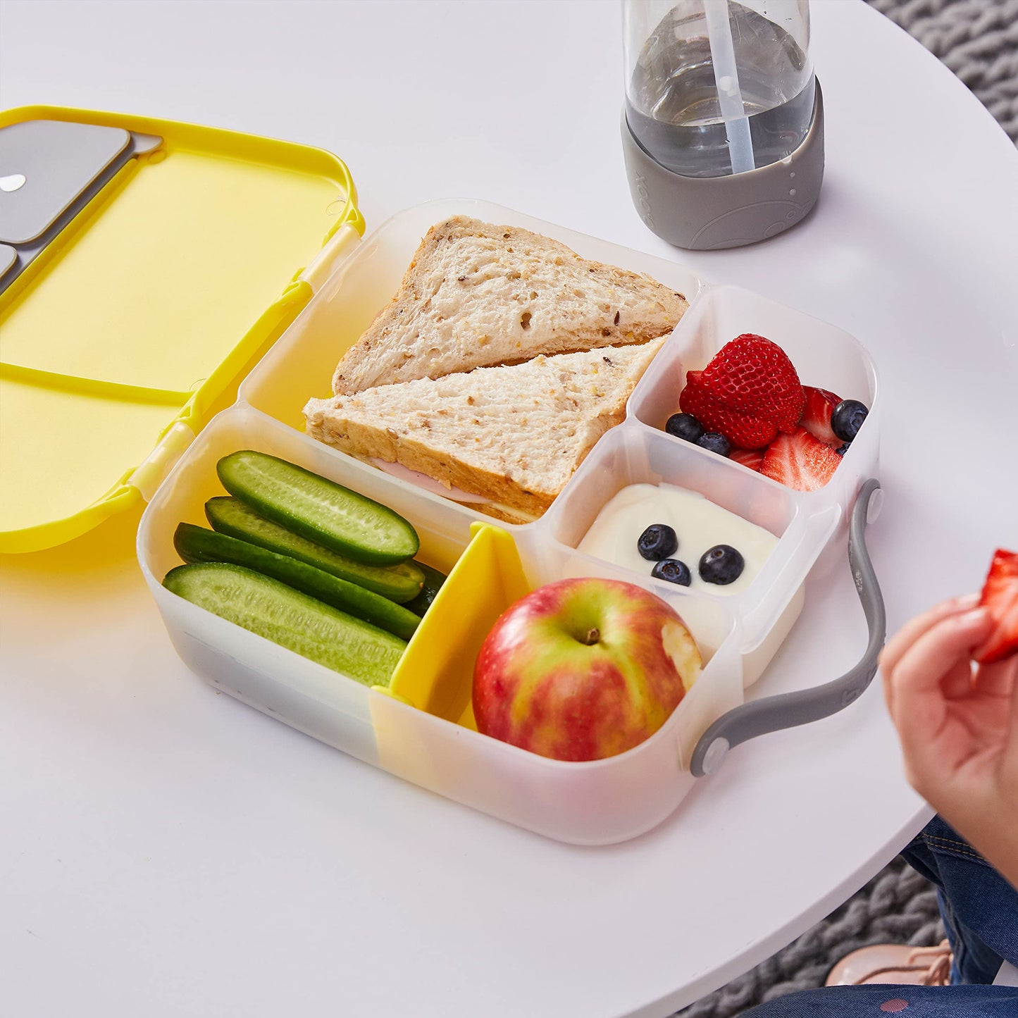 b.box Gel Cooler Twin Pack | Fits in b.box Lunchbox | Reusable Gel Ice Pack for Bento Lunch Containers and Lunchbags | Great for Soothing Boo Boos