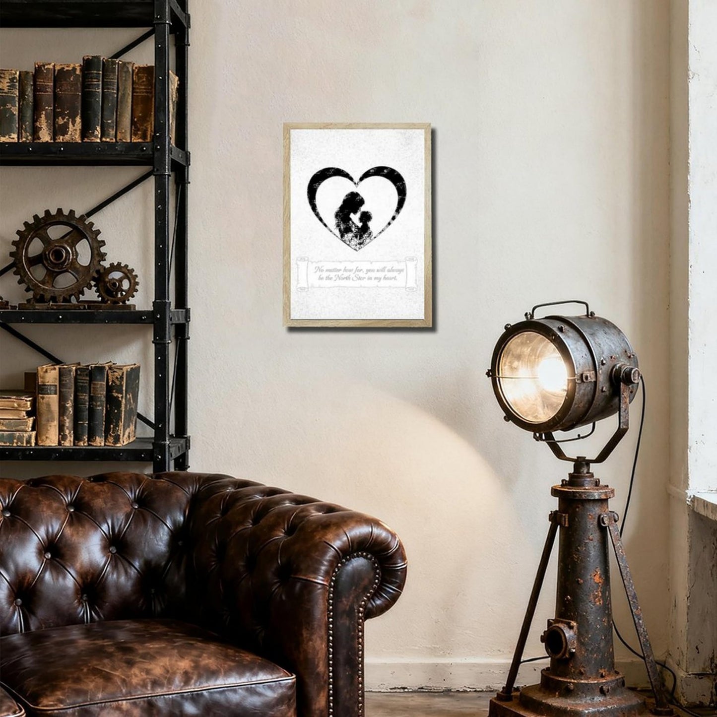 URVIP LED Glowing Photo Frame Shadow, 9x12 Inches USB Powered Shadow Box Desktop Decor, Unique Birthday Gifts for Mom, Grandma, Wife, Daughter
