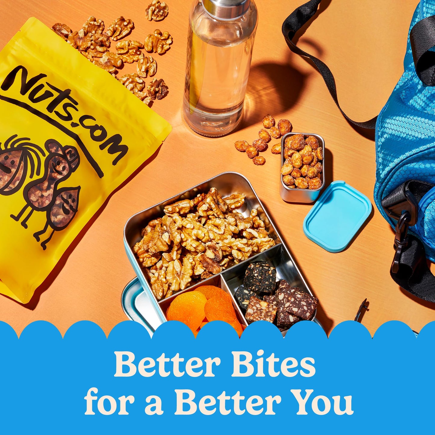 Nuts.com – Organic Dried Fruit and Nuts Variety Box – Gourmet Assortment for Festive Gifts – Includes Organic Cashews, Almonds, Walnuts, Raisins, and Trail Mix