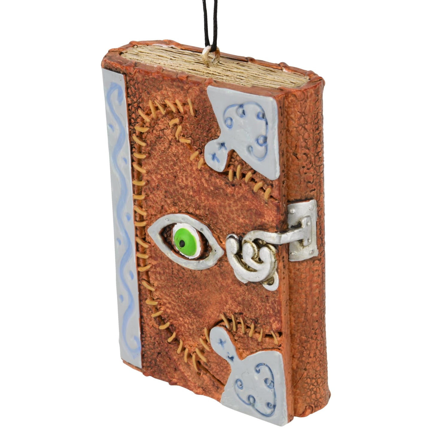 Tree Buddees Book of Spells Halloween Ornament – Witches Creepy Resin Witchcraft Book Decoration Witch Ornaments