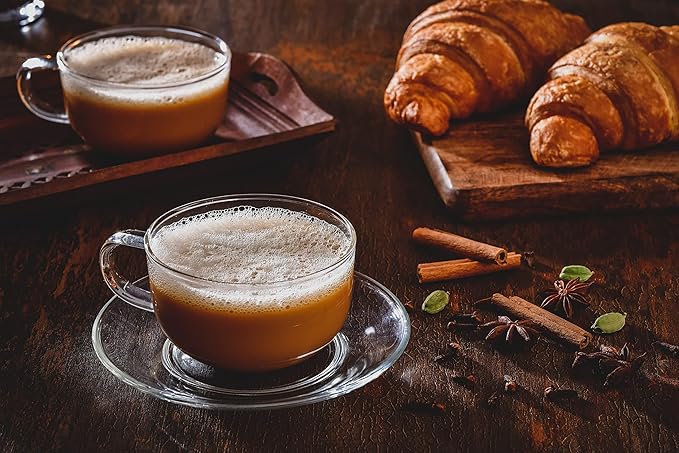 QuikTea Ginger Chai Tea Latte – 20 Count, Bold Ginger Flavor, no preservatives – Just Add Hot Water