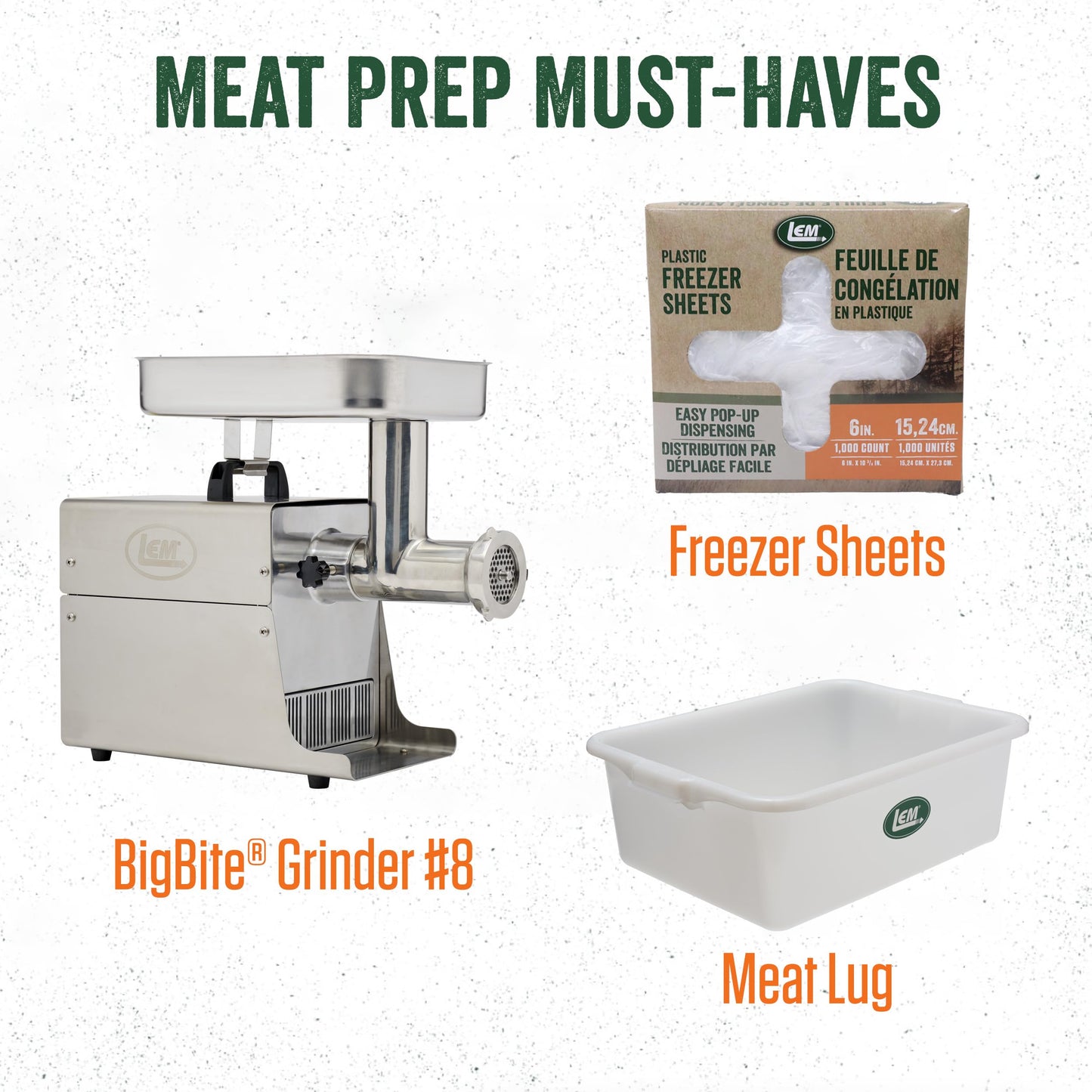 LEM Products Adjustable Burger Press, Non-Stick, Heavy-Duty Aluminum