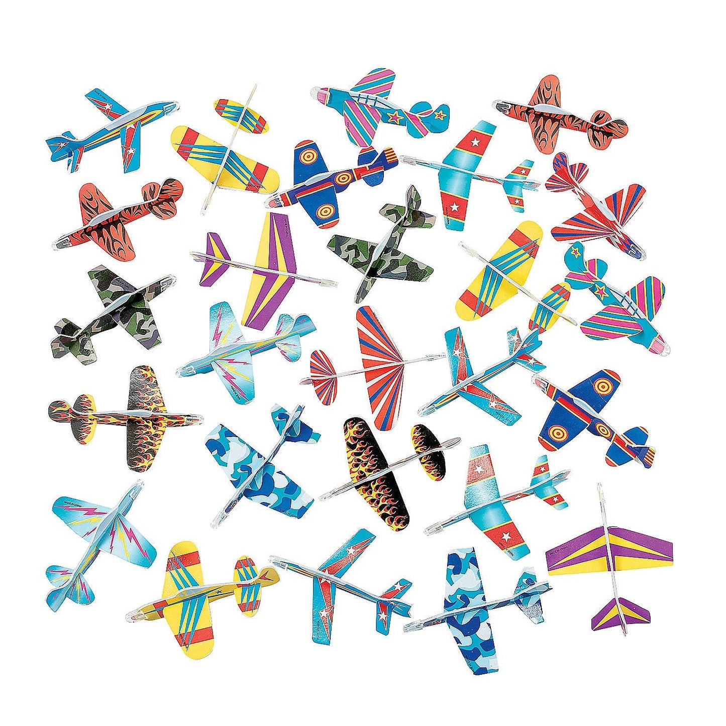 Bulk Foam Airplane Glider Toys - 72 Pieces - Party Favors & Halloween & Easter giveaways