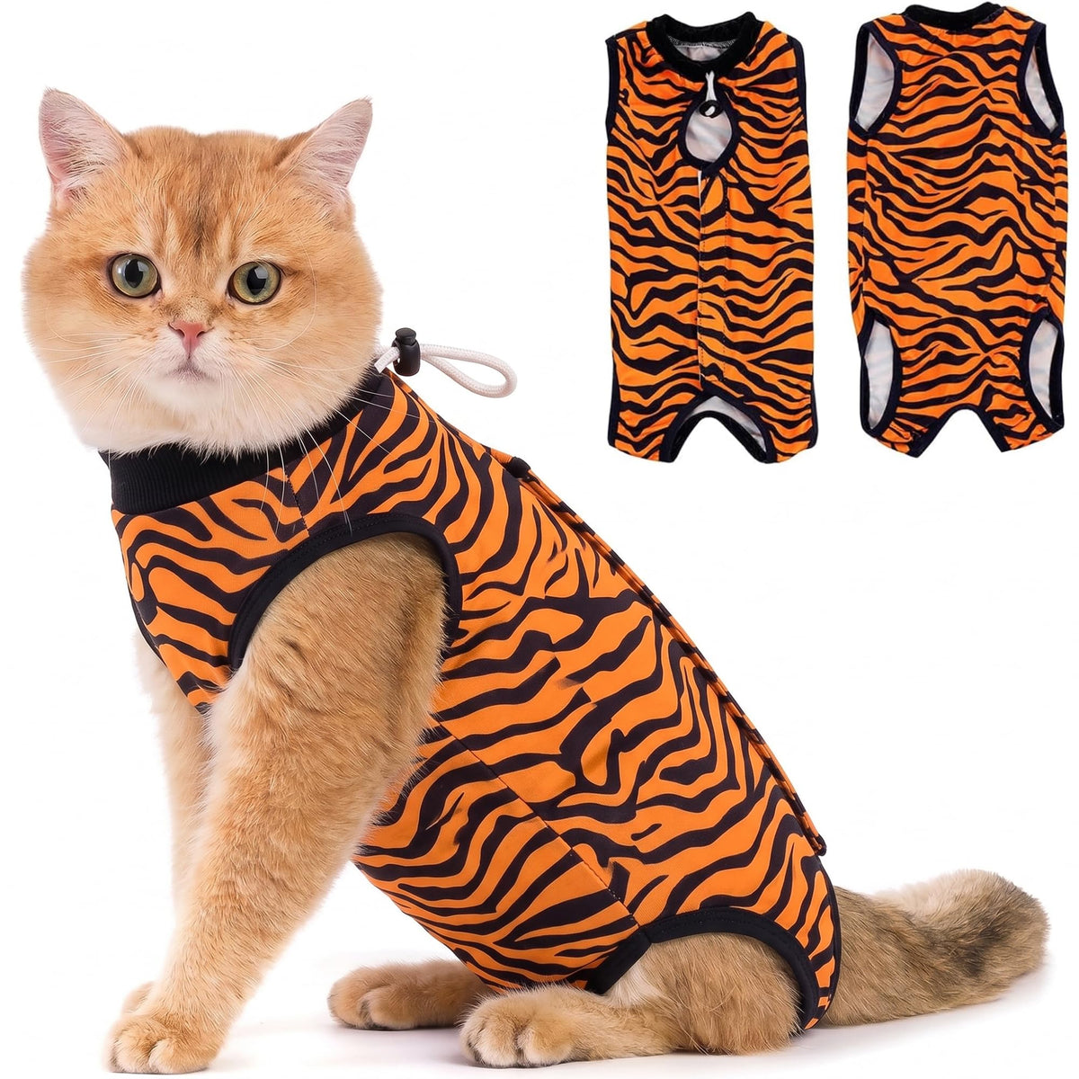 Avont Cat Recovery Suit - Kitten Onesie for Cats After Surgery