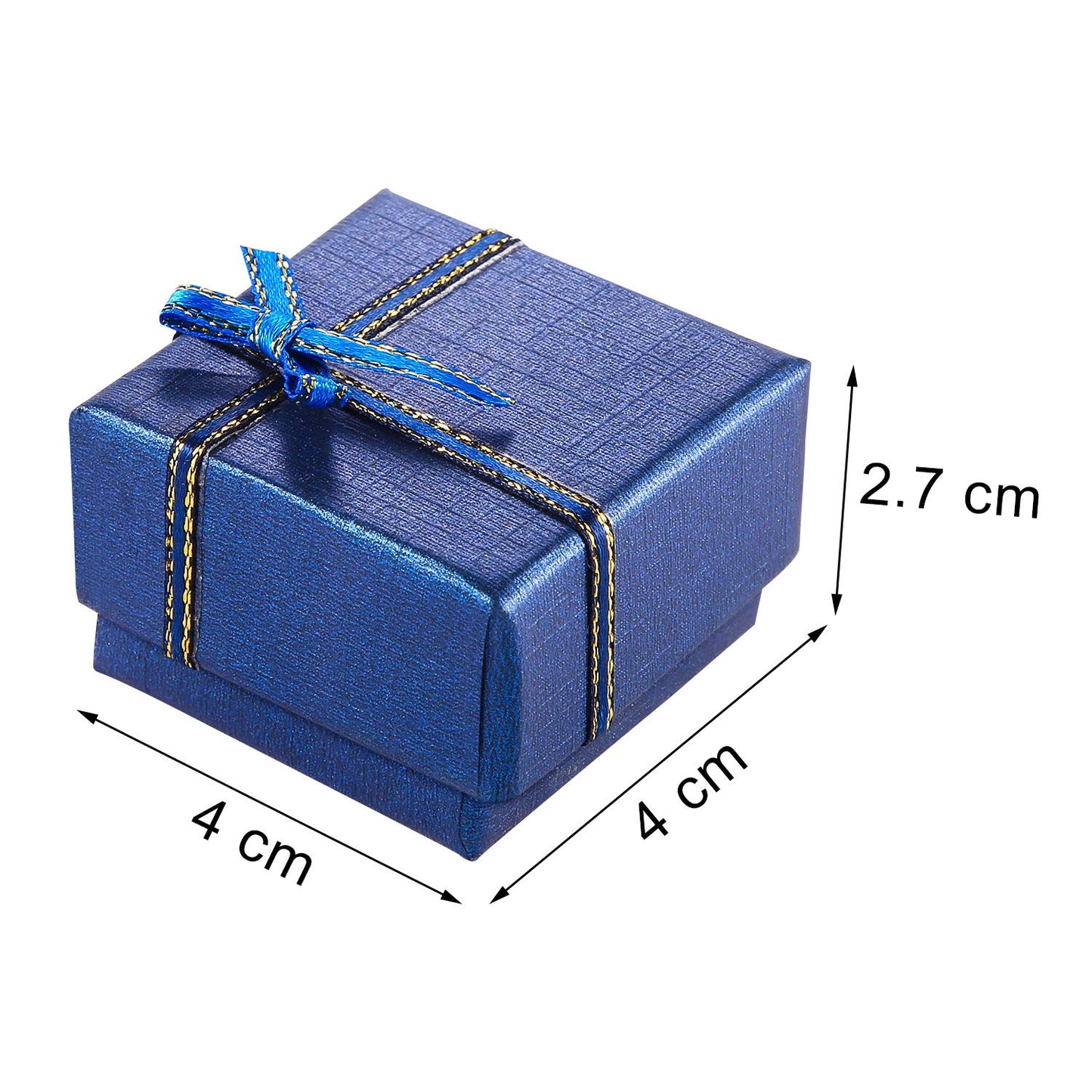 Pangda 12 Pieces Cardboard Earring Gift Box Jewellery Ring Box Necklace Bracelet Earring Jewelry Package Case for Valentine Birthday Gift(Classical Color,1.57 x 1.57 x 1.06 Inch)