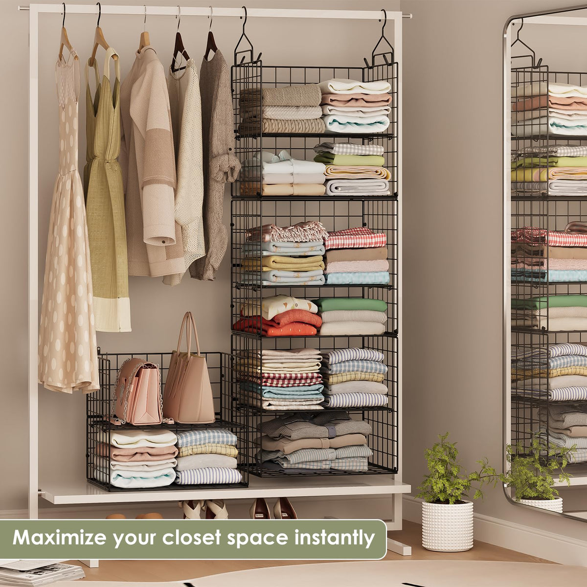 Hanging Closet Organizer and Storage