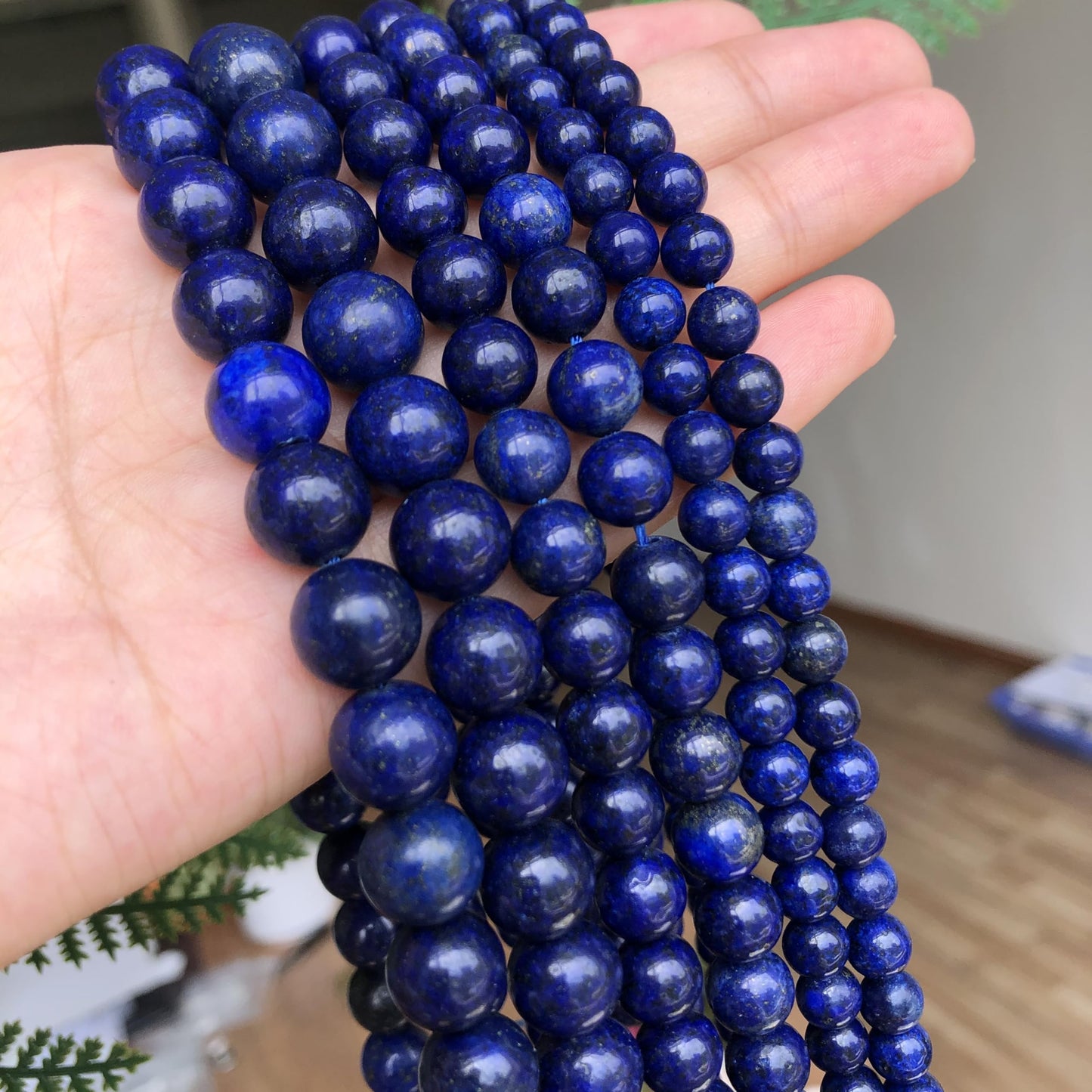 6mm Lapis Lazuli Natural Stone Beads Round Loose Beads for Jewelry Making Yochus DIY Beads Bracelet Necklace