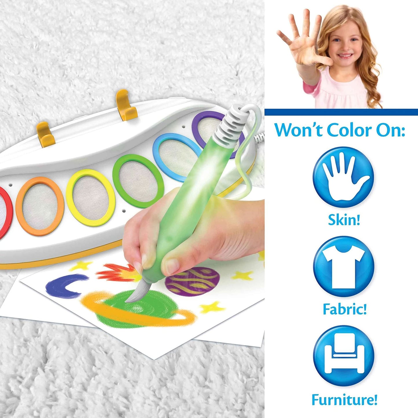 Crayola Color Wonder Magic Light Brush, Mess Free Painting Station for Kids, Easter Basket Essential & Stuffer, Easter Gift for Kids, Toddler Activity Toy, Ages 3+
