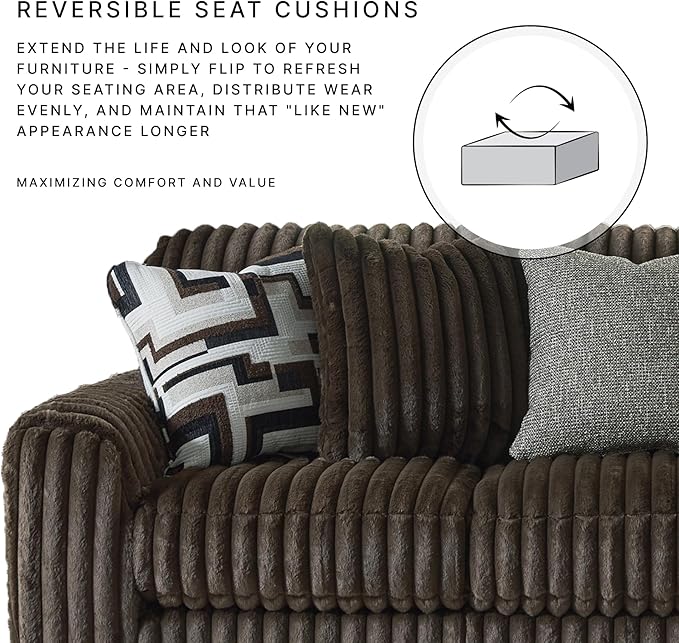 Signature Design by Ashley Maitelynn Contemporary Sofa with Accent Pillows, Reversible Cushions and Sloped Arms, Light Gray