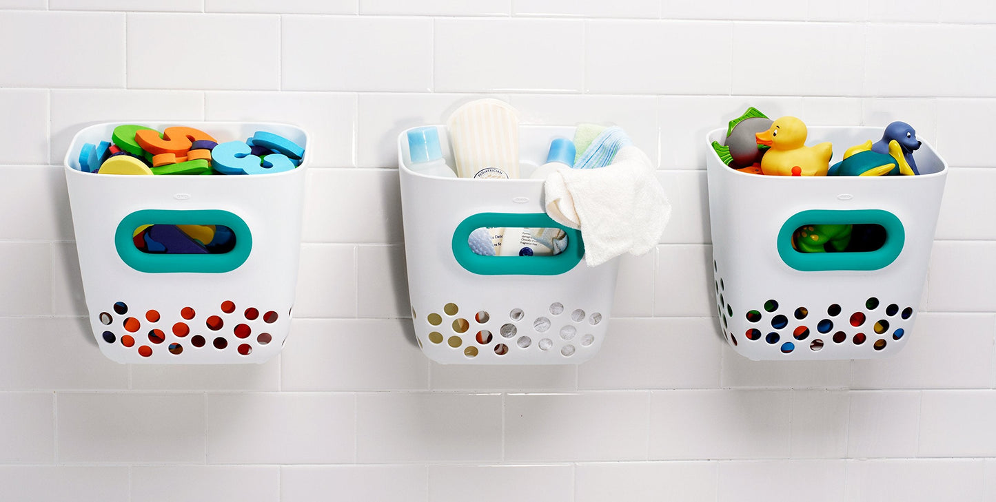 OXO Tot Bath Toy Bin, Teal