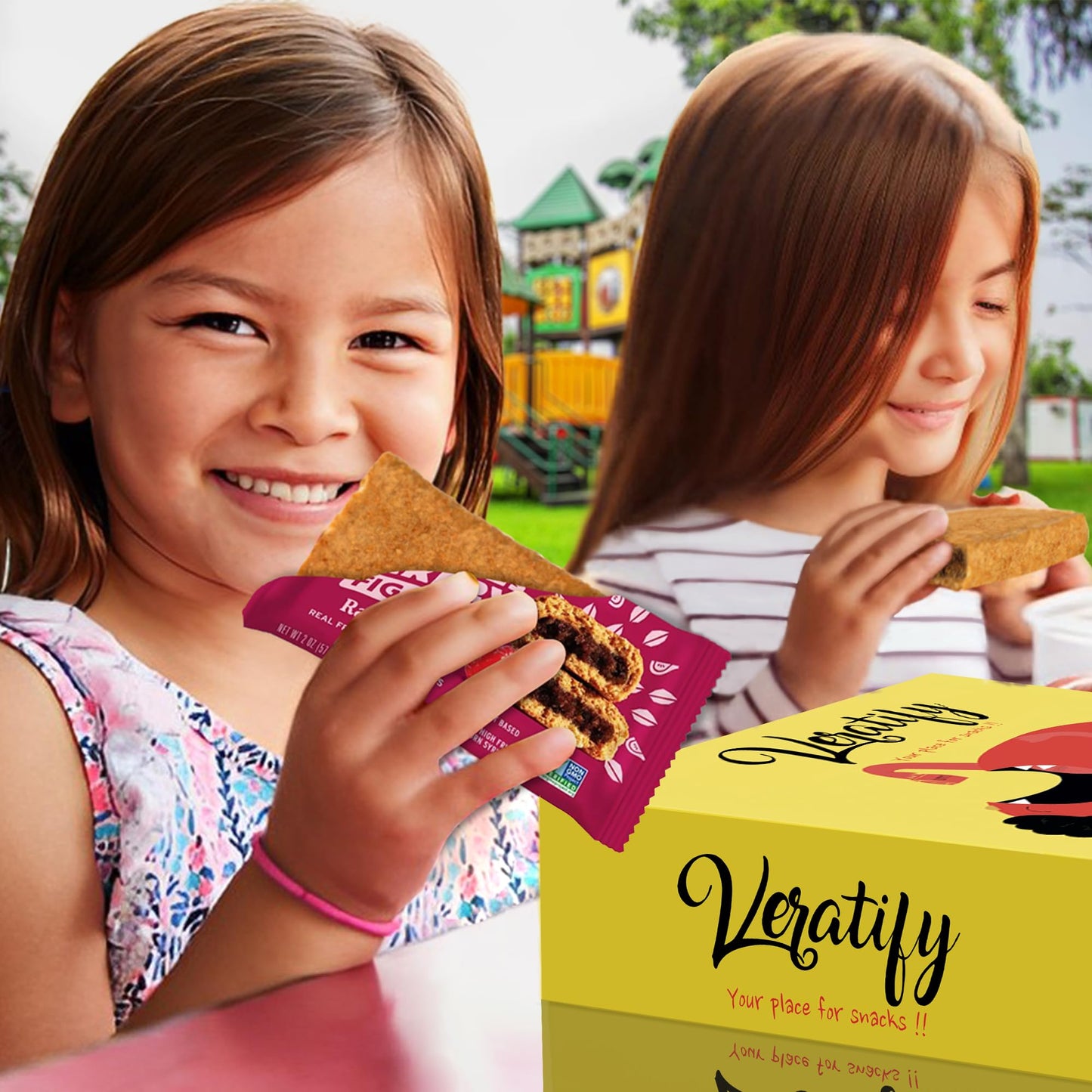 Veratify Healthy Mixed Snack Box (66 Count) Snacks Gift Basket Granola Bars Bulk Variety Grab and Go Men Women Adults Office Work Travel Employee Appreciation School College