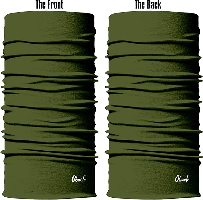 Obacle Neck Gaiter Face Mask Bandana for Dust Wind Sun Protection for Men Women