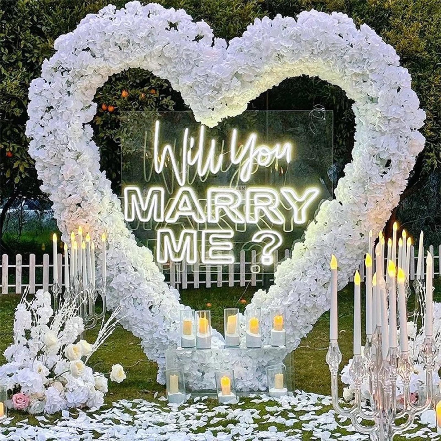 Heart Shaped Balloon Arch Stand for Proposal, 6.7FT Large Metal Heart Arch Frame for Wedding Backdrop, Love Flower Arch Decor for Engagement Party Display (Gold)
