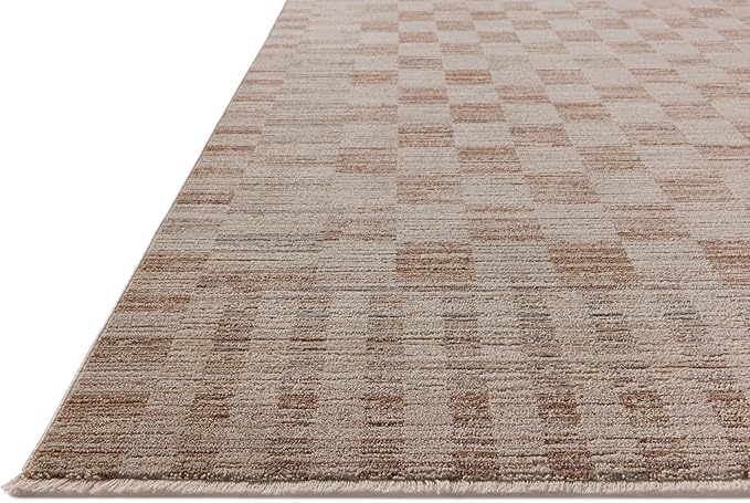 Loloi Amber Lewis Cali Collection CIL-06 Brick/Natural 2'-3" x 3'-11", .25" Pile Height, Accent Rug