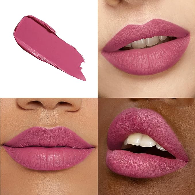 Pink Lipstick Long Lasting Matte Liquid Lipsticks for Women Non Transfer Smudgeproof Smooth and Easy to Appy Cruelty Free Lip Color, M65 Rose Pink