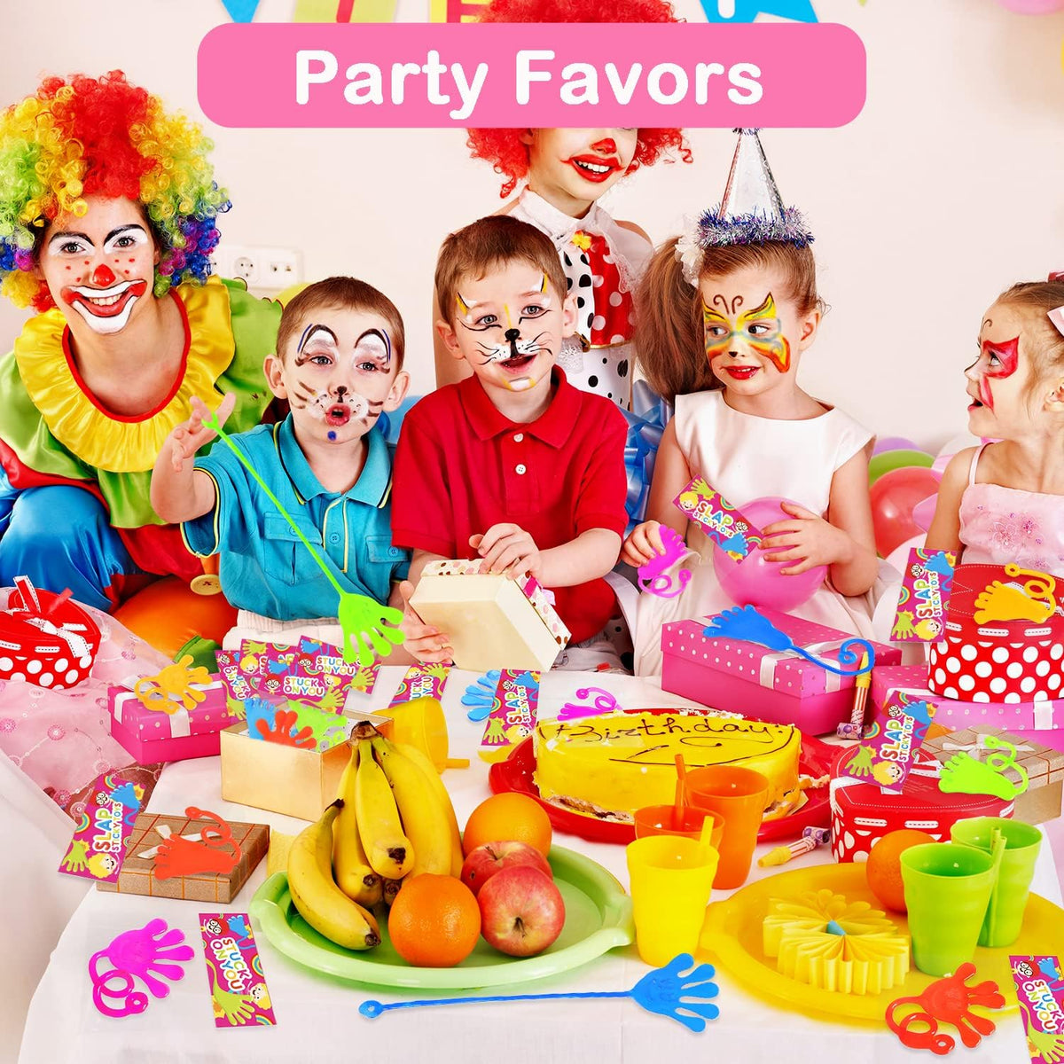 Bulk Toys Gifts for Kids Prizes (60 PCS), Christmas Large Sticky Hands & Feet Party Favors Supplies for Toddlers, Classroom Birthday Pinata Goodie Bag Stocking Stuffer Fillers Treats for Boys Girls
