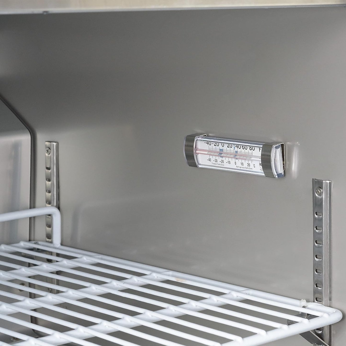 PEAK COLD Commercial Under Counter Stainless Steel Freezer; 27" W