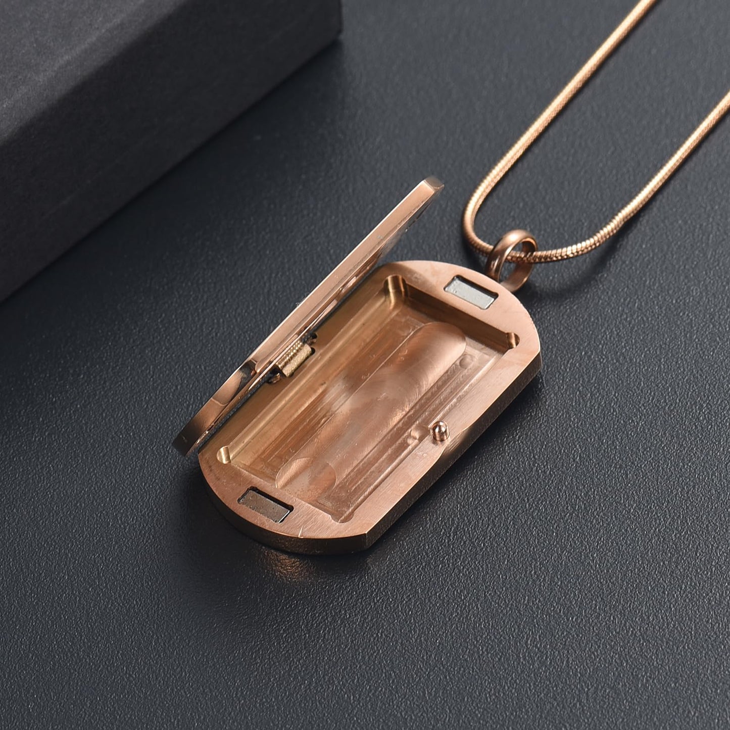 Cross Essential Oil Diffuser Necklace Aromatherapy Pendant Locket Jewelry Stainless Steel Perfume Necklace| 22 Adjustable Chain| 12 Refill Pads| Gift Box