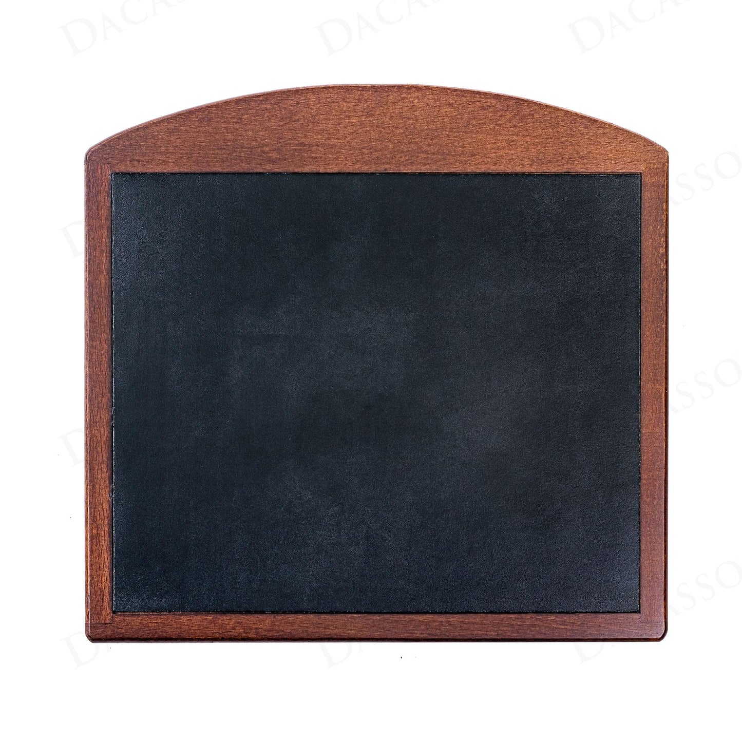 Dacasso Luxury Walnut & Black Leather Mouse Pad - Wood & Leather for Optical/Analog Mouse - Executive Desk Decor & Essential Office Accessories
