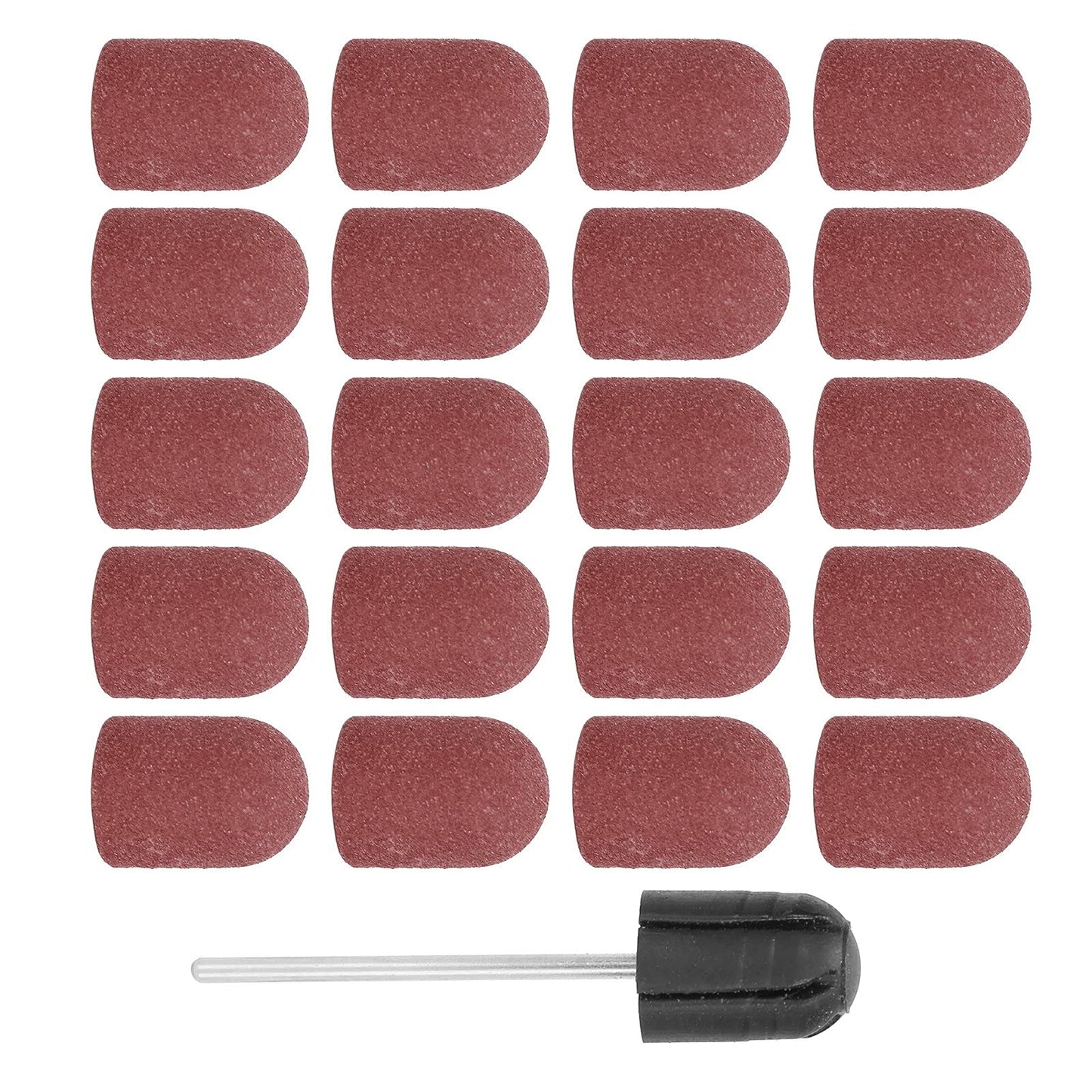 Nail Drill Bits Kit, Nail Art Sanding Nail Drill Bits Polishing Grinding Sanding Bands Set Nail Drill Head Accessory for Manicure Pedicure Nail Polishing Burr Home Salon Use 13 x