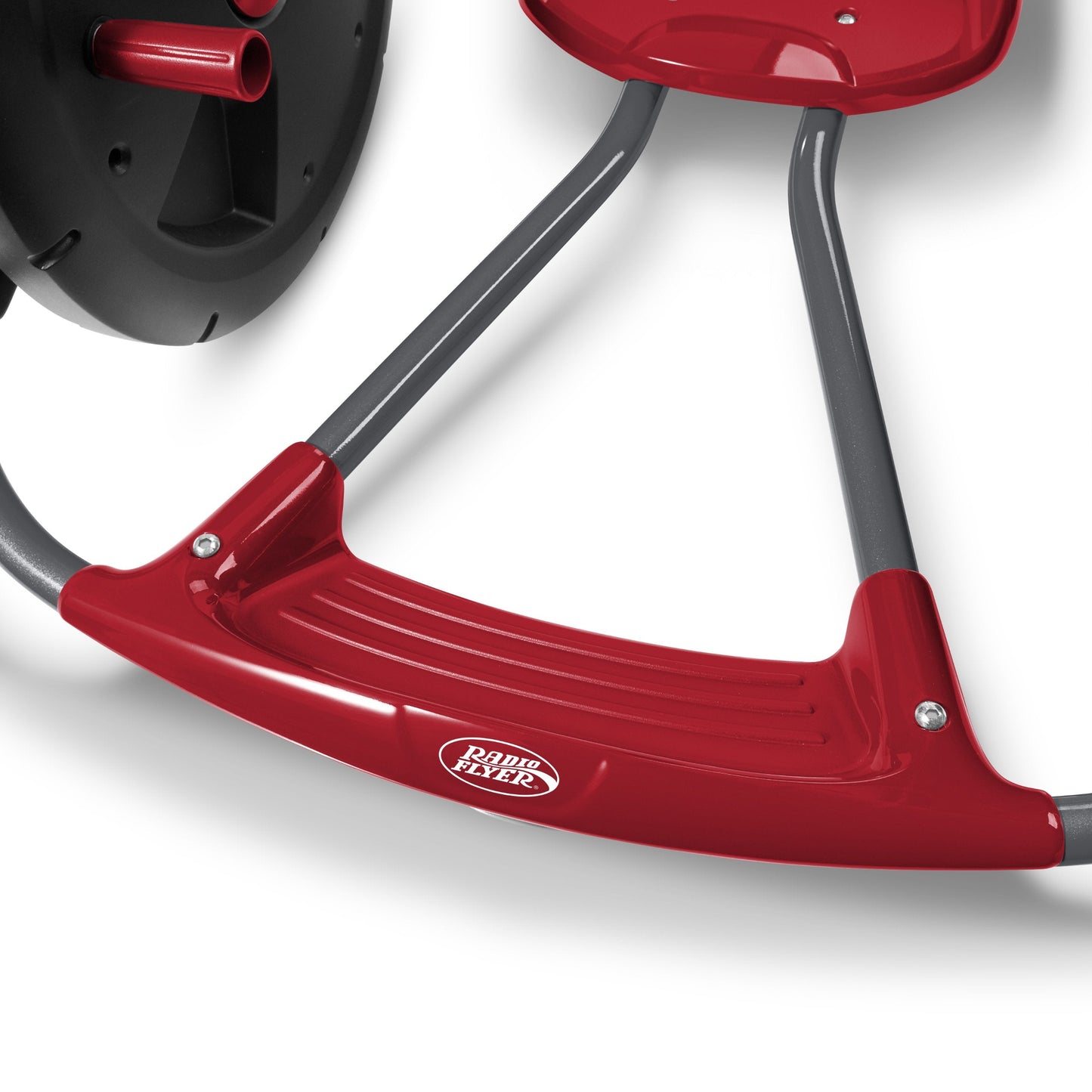Radio Flyer Cyclone, For Ages 3-7, Arm-Powered Ride On, 16" Wheels, 360-degree Spins, Forward/Reverse Action, Ergonomic Seat & Frame, Comfort Hand Grips, Solid Steel, 69 lb Capacity, Kids Ride On Toys