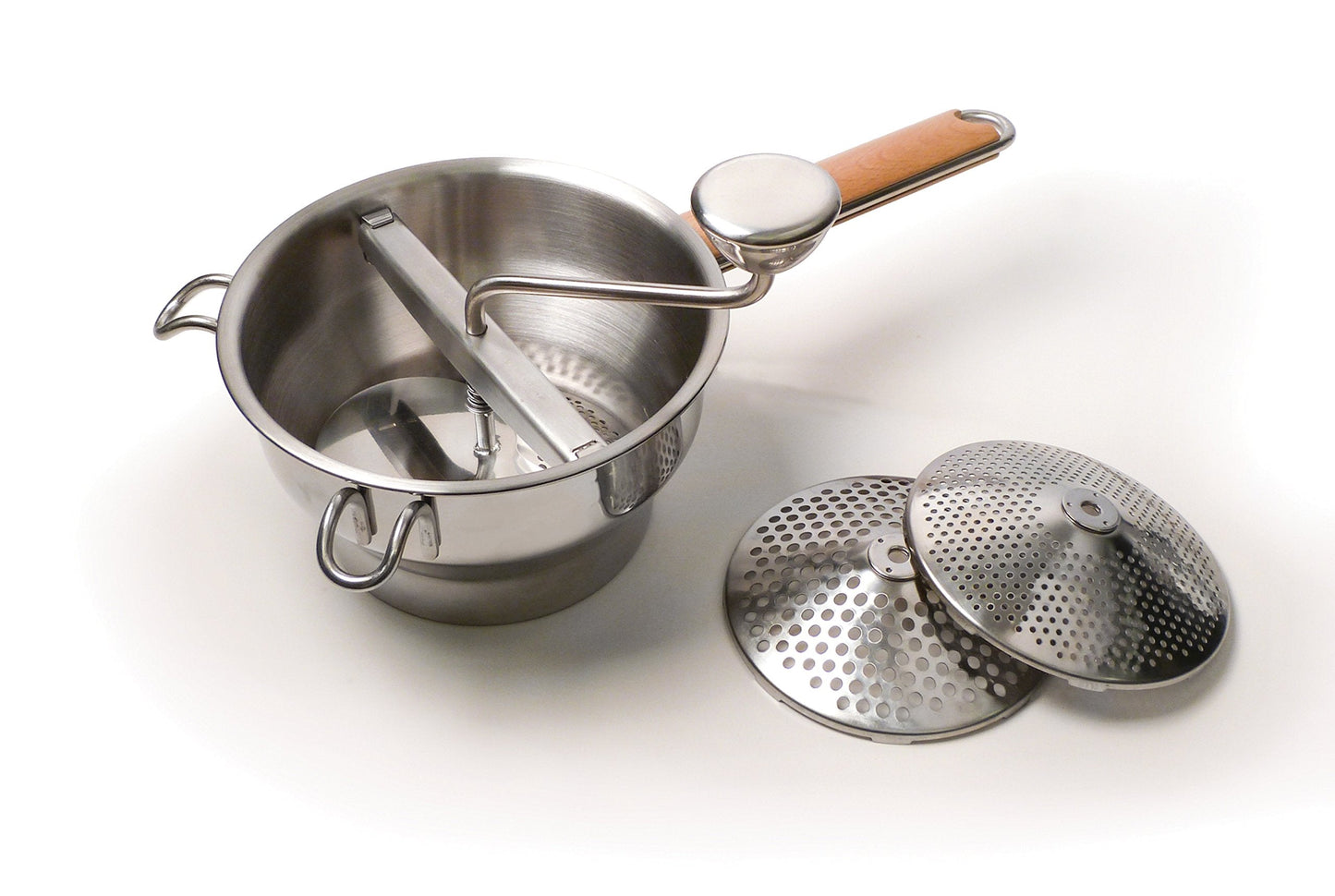 RSVP International Endurance Kitchen Tool Collection Stainless Steel Food Mill, 7.75" Diameter