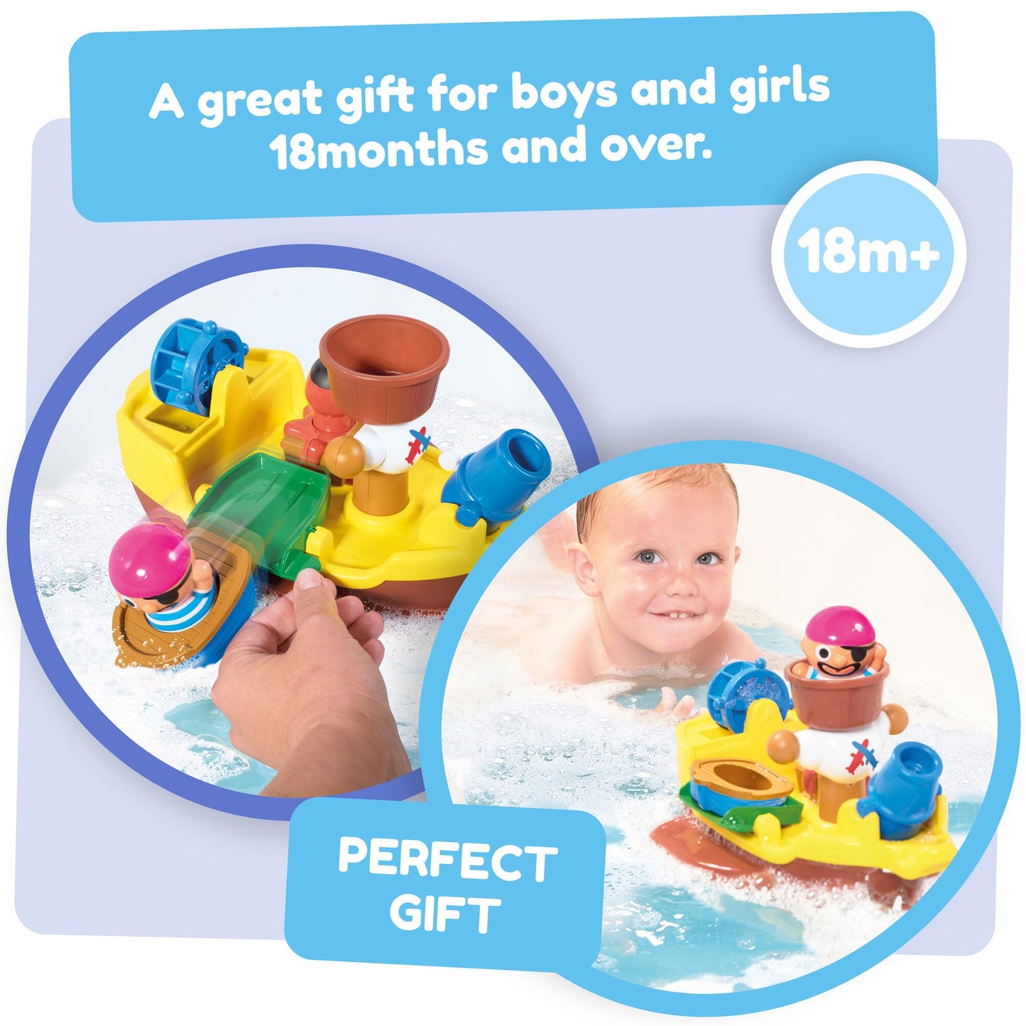 Toomies Pirate Ship Bath Toy