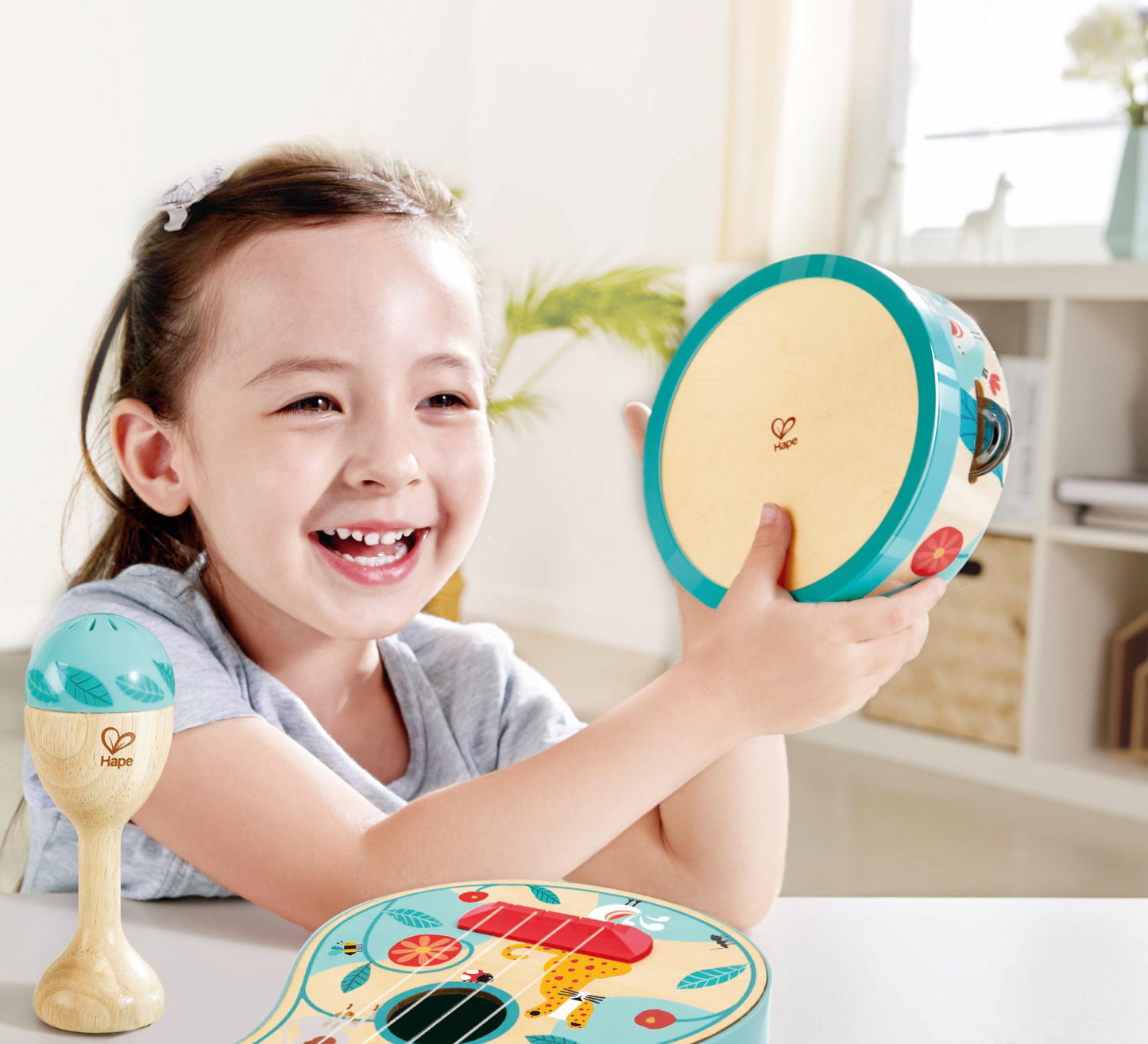 Hape 3Y+ 4 in 1 Kids Instrument Set