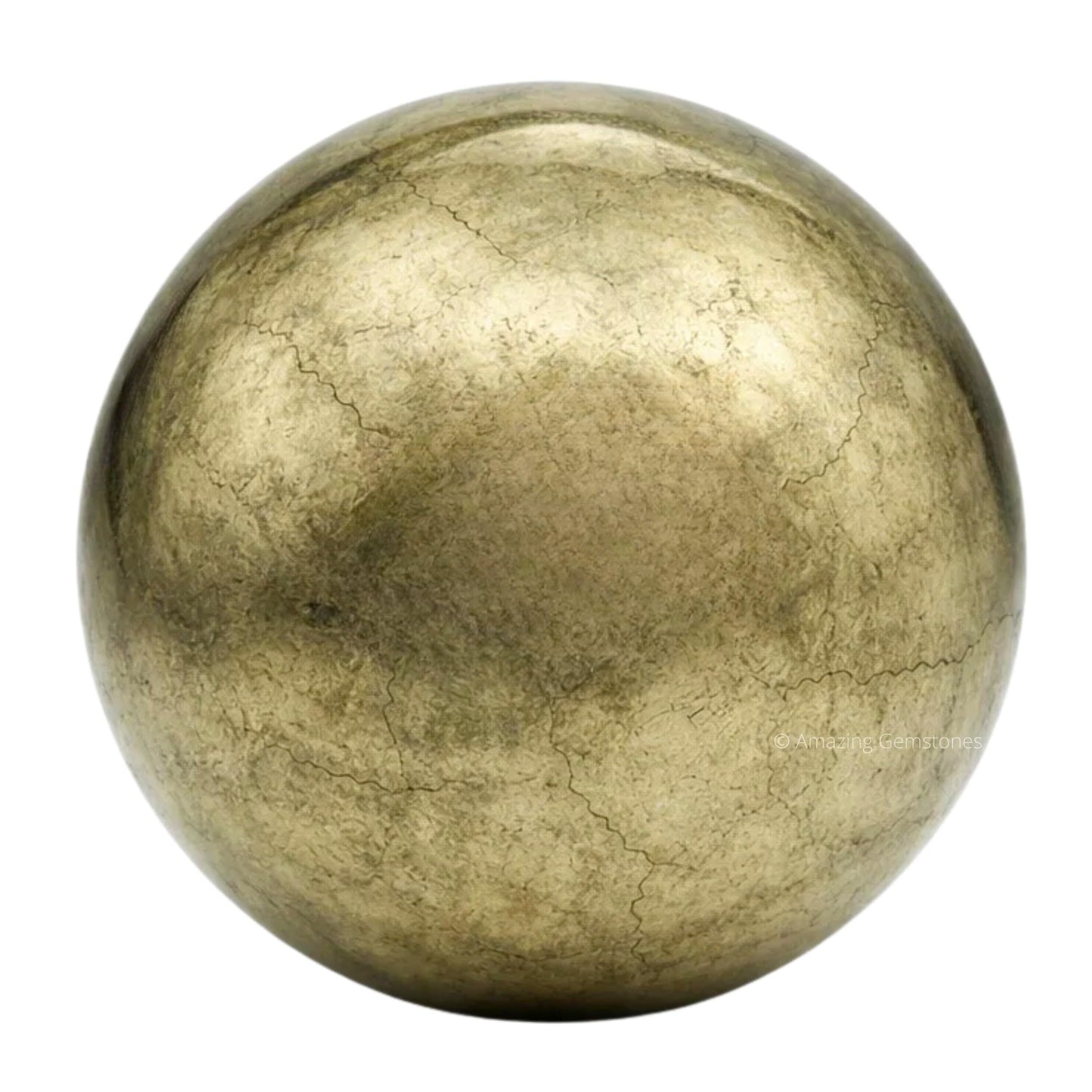 Amazing Gemstone Pyrite Crystal Ball with Stand - 2 Inches Crystal Sphere Meditation Balls for Witchcraft and Decorative Balls